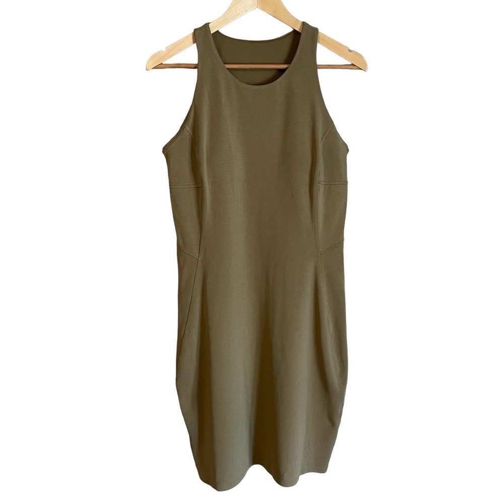 Lululemon All Aligned Midi Dress Womens 10 Athletic Casual